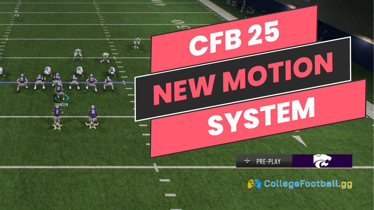 College Football 25 New Motion System