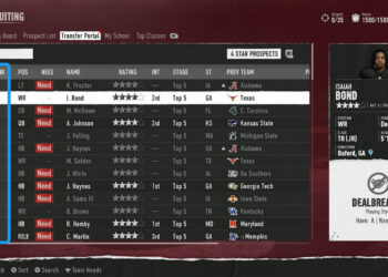 EA Sports CFB Transfer Portal 1