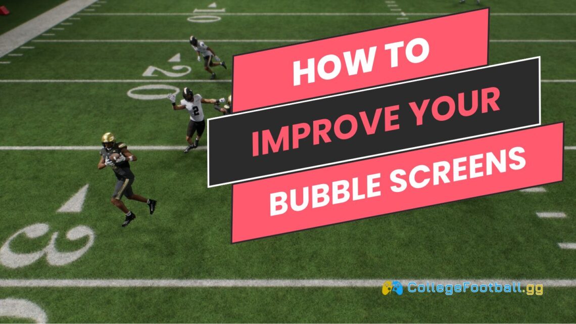 How To Make RPO Bubble Screens Even More Effective - CollegeFootball.gg